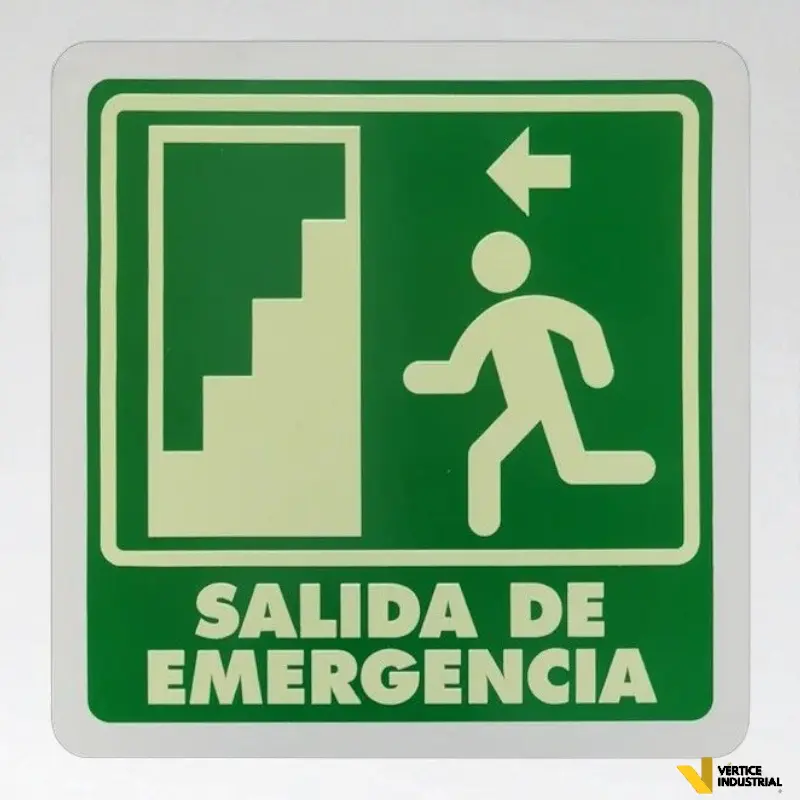 ESCALERA IZQUIERDA ESTIRENO CON LUMINISCENTE MOD 162