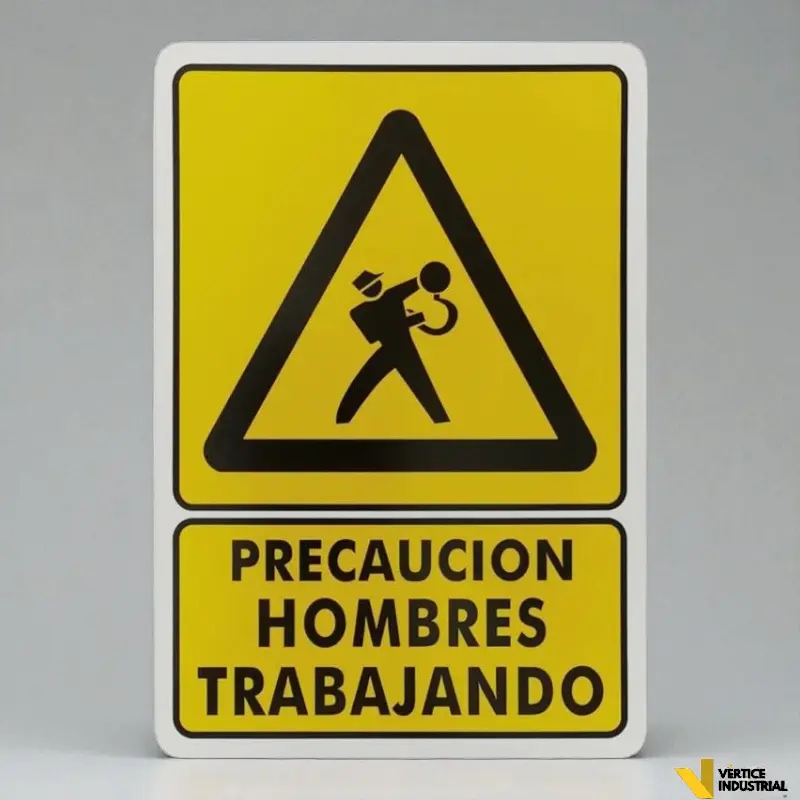 [429-02] PRECAUCIÓN HOMBRES TRABAJANDO