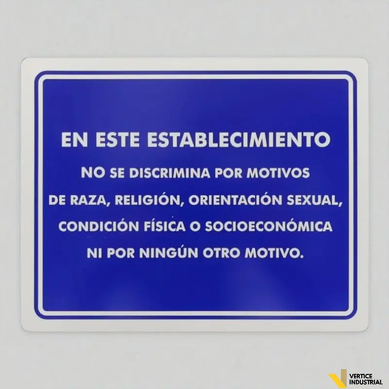 EN ESTE ESTABLECIMIENTO NO SE DISCRIMINA