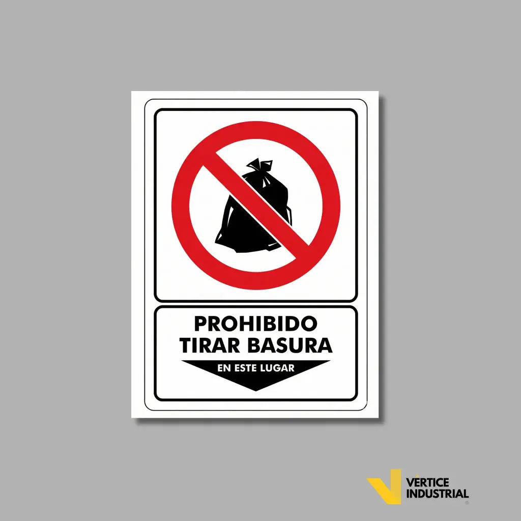 [607-01] Prohibido tirar basura en este lugar