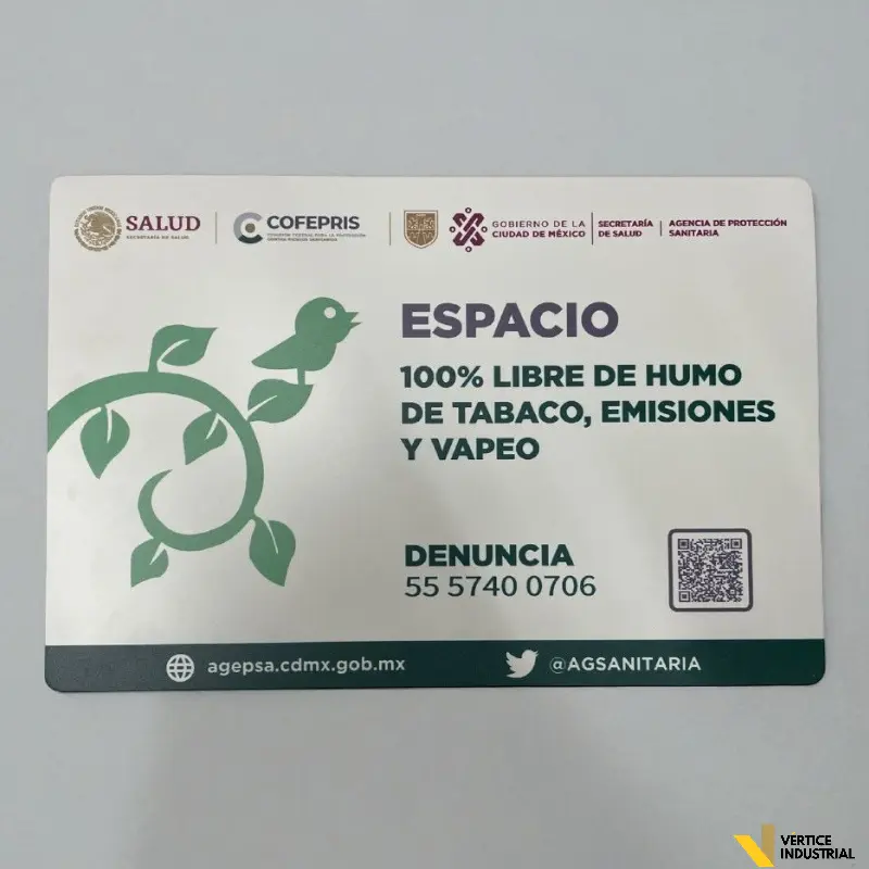 ESPACIO 100% LIBRE DE HUMO