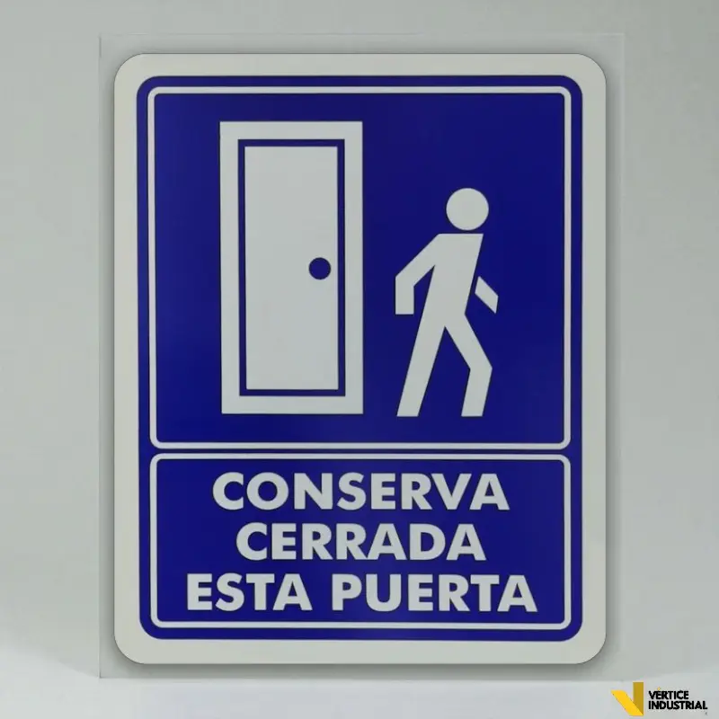 [744-01] CONSERVA CERRADA ESTA PUERTA
