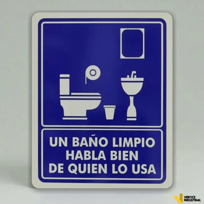 [752-01] UN BAÑO LIMPIO HABLA BIEN DE QUIEN LO USA MOD.752