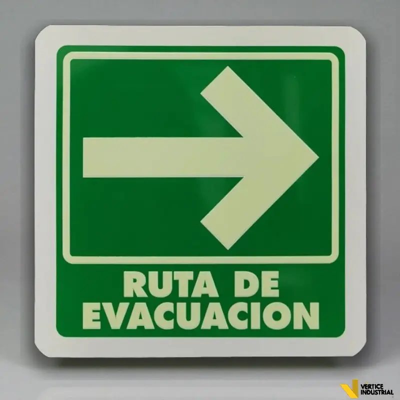 RUTA DE EVACUACIÓN (FLECHA A LA DERECHA) MOD.024