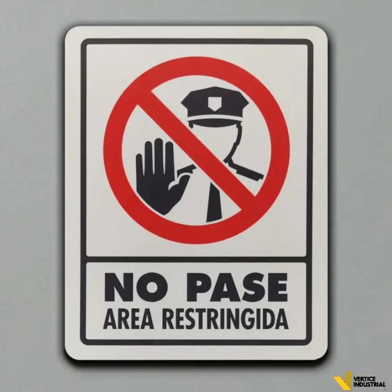 [SC061N07] NO PASE, ÁREA RESTRINGIDA MOD.061