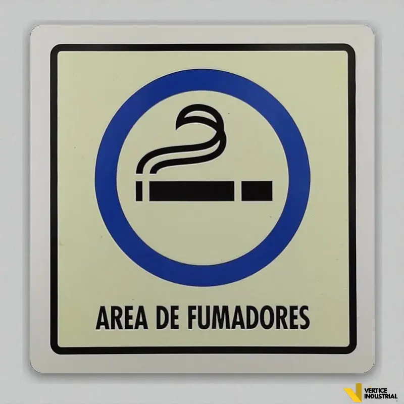 ÁREA DE FUMADORES LUMINISCENTE
