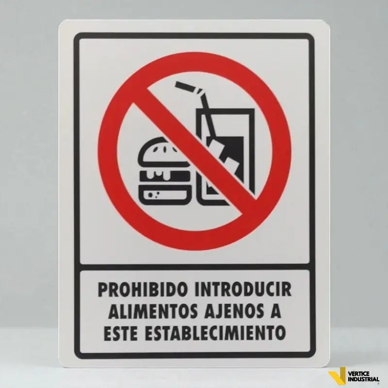 [240-03] NO INTRODUCIR ALIMENTOS (30x40)
