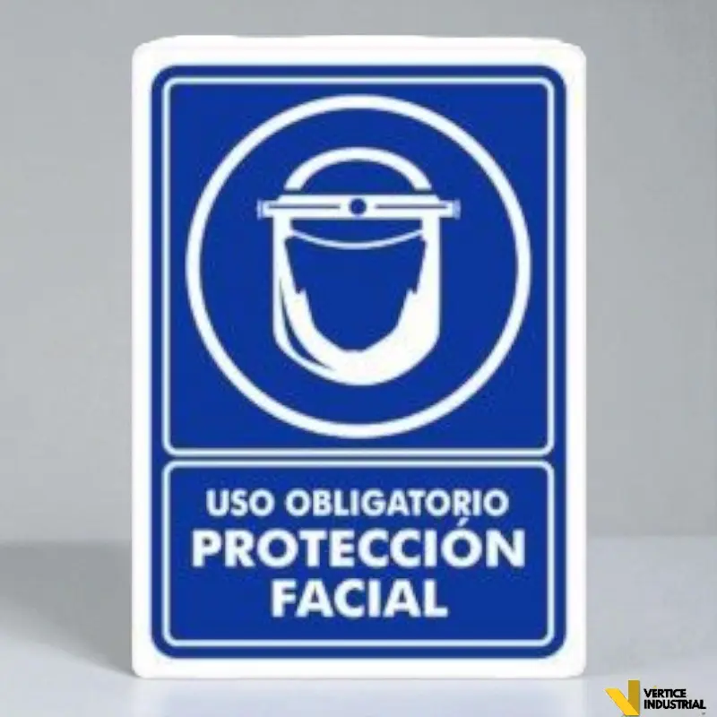 [312-03] USO OBLIGATORIO DE PROTECCIÓN FACIAL ESTIRENO MOD 312 (30x40)