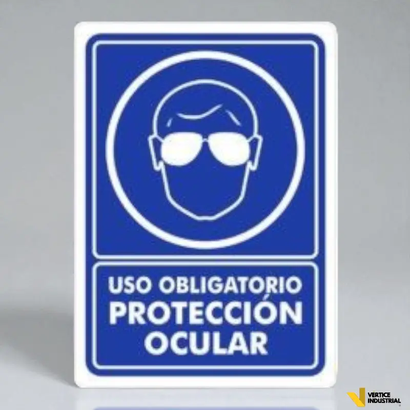 [304-03] USO OBLIGATORIO DE PROTECCIÓN OCULAR ESTIRENO MOD 304 (30x40)