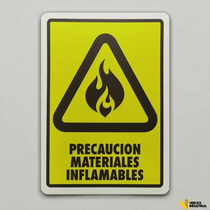 [SE124N13] PRECAUCIÓN MATERIALES INFLAMABLES