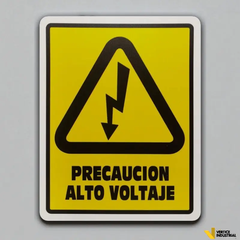 [SE129F13U] PRECAUCIÓN ALTO VOLTAJE LUMINISCENTE
