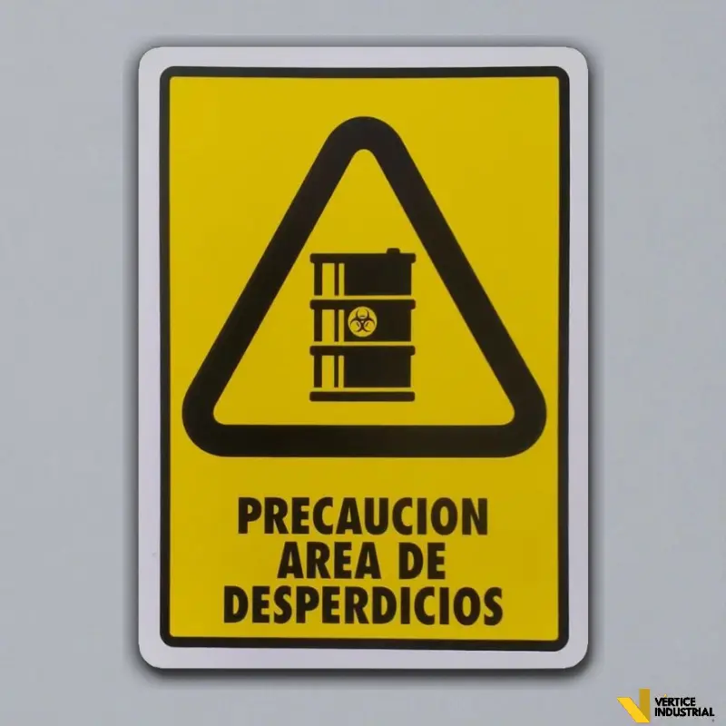 PRECAUCIÓN ÁREA DE DESPERDICIO