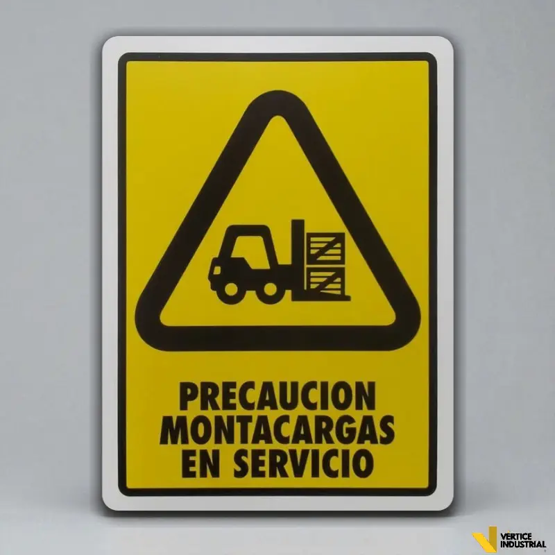 [SE154N13] PRECAUCIÓN MONTACARGAS EN SERVICIO