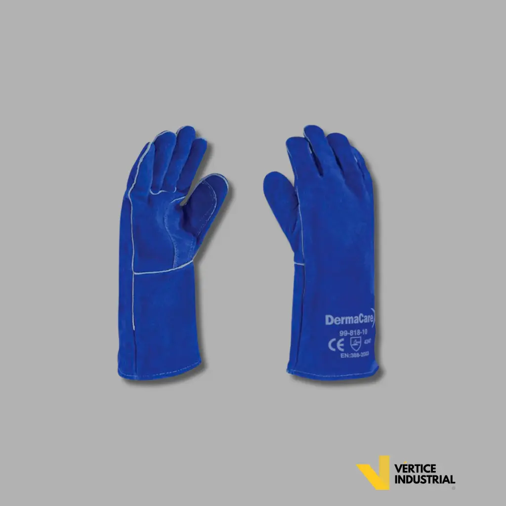 [GUAN-KEV-LRG] GUANTE SOLDADOR AZUL CON HUKE ESPH/KEVLAR