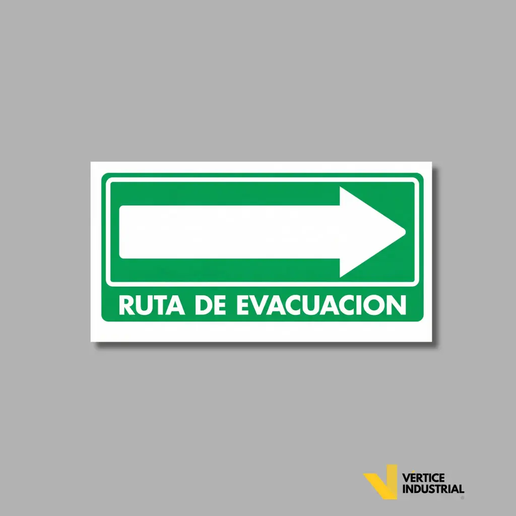 [SA025F11U] RUTA DE EVACUACIÓN CON LUMINISCENTE MOD 025
