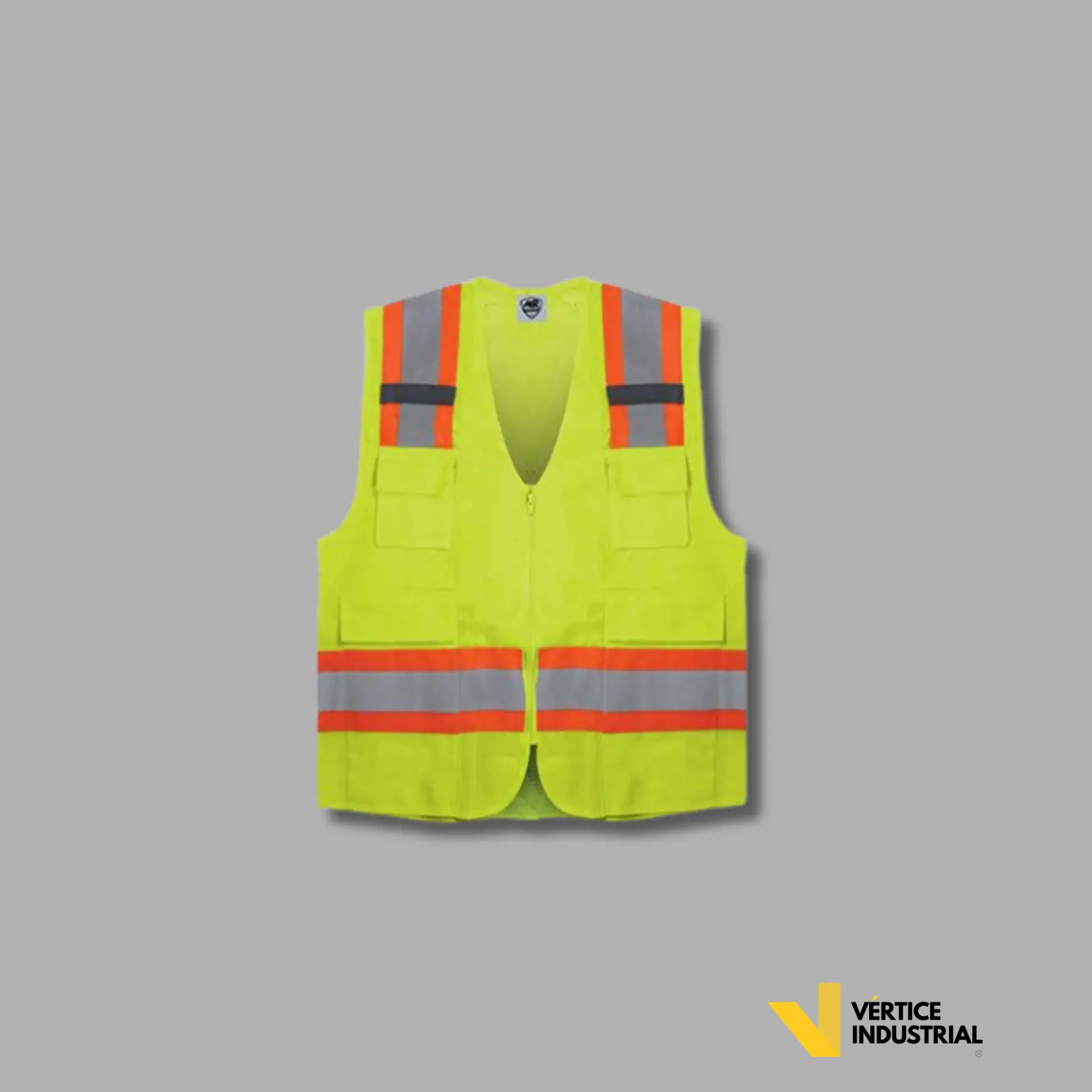 [SR1035-A-M] CHALECO SUPER RESCATISTA SR1035  (Amarillo, M)