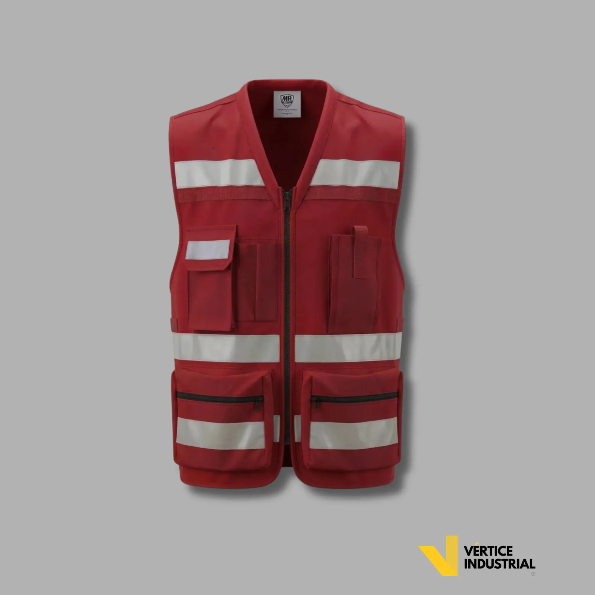 [SR1056-RJ] CHALECO TIPO EUROPEO (Rojo)