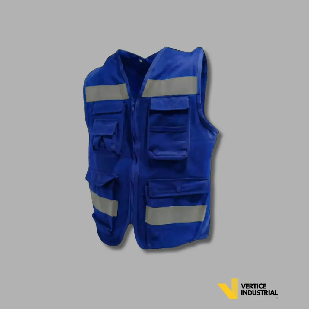 [CHBAMC-AZM] CHALECO BRIGADA GABARDINA 80/20 (Azul Marino)