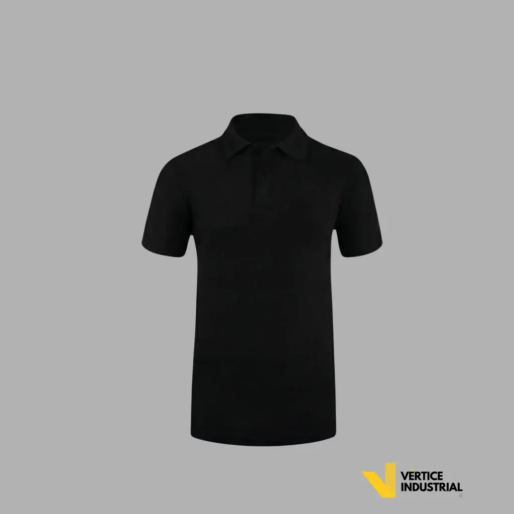 [POLO600-MC-N] ESTILO 600 POLO MANGA CORTA (Negro)